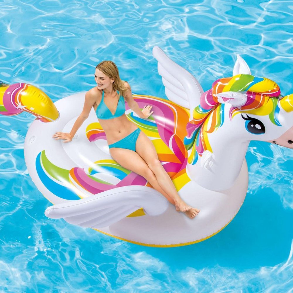 NEW intex big unicorn 🦄 water float
